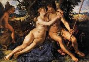 Hendrick Goltzius Venus and Adonis oil painting artist